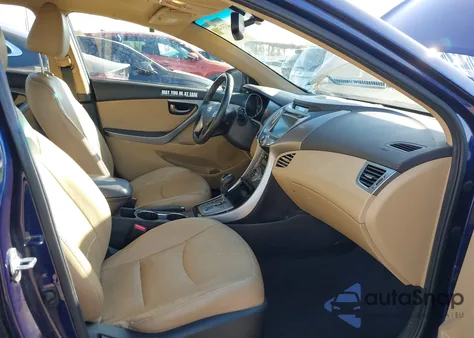 2013 Hyundai Elantra Limited from USA, damaged, VIN 5NPDH4AE4DH253827